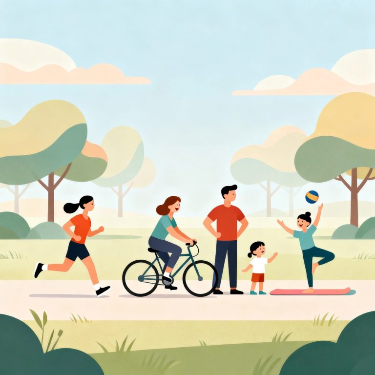 5 sposobów na aktywność fizyczną dla całej rodziny